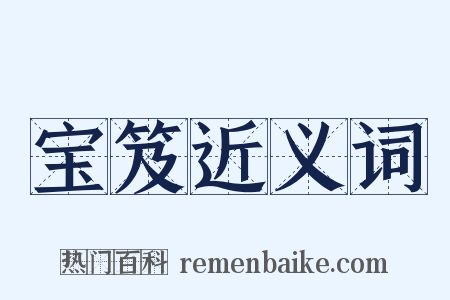 宝笈近义词是什么意思的图片